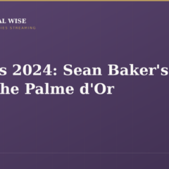 Cannes 2024: Sean Baker’s Anora Wins the Palme d’Or — Cover