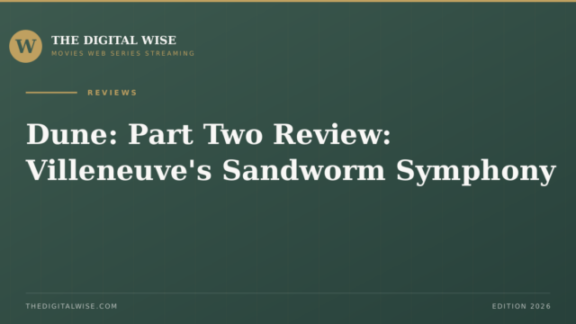 Dune: Part Two Review: Villeneuve’s Sandworm Symphony — Cover