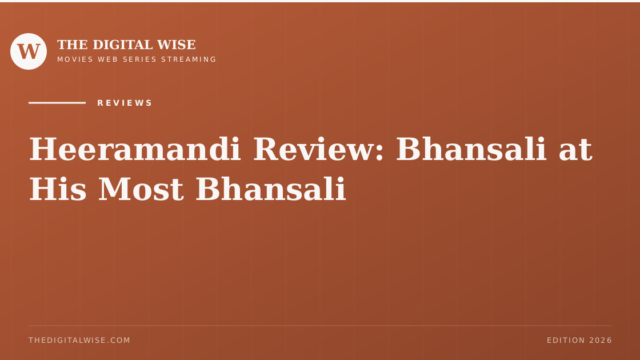 Heeramandi Review: Bhansali at His Most Bhansali — Cover