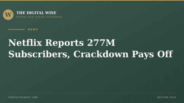 Netflix Reports 277M Subscribers, Crackdown Pays Off — Cover